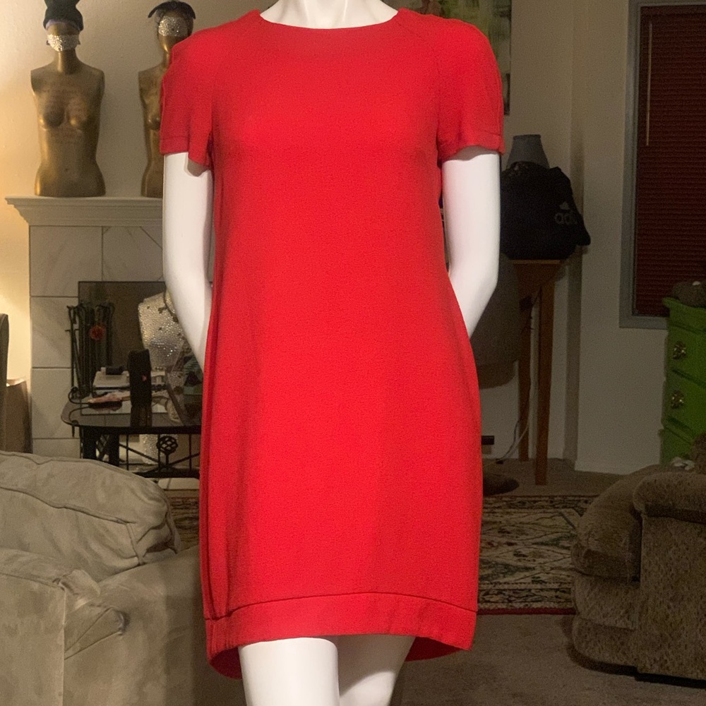 Topshop Vibrant Red Mini Dress